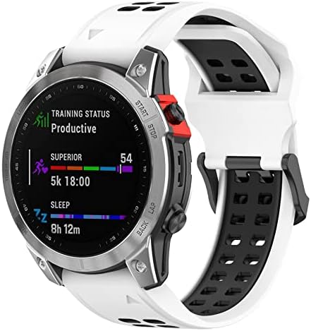2 ОПАКОВКИ, Съвместими с каишка за часовник Garmin Ендуро 2/ Tactix 7, спортен каишка 26 мм, Силиконови Быстроразъемные