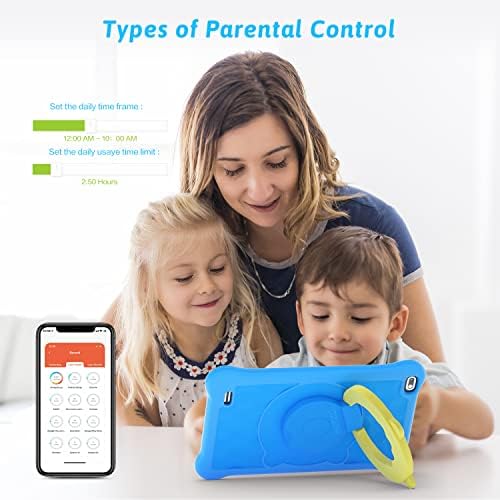AEEZO Детски таблет 7 инча WiFi Android 10 Tablet PC с резолюция на екрана, IPS FHD 1920x1200, с 2 GB оперативна