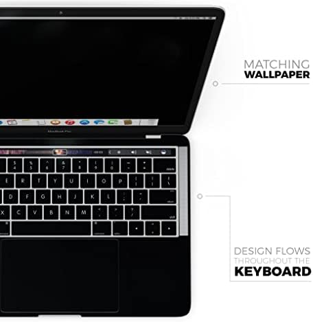 Дизайн Skinz, Твердотельная черен стикер на целия корпус, Устойчив на надраскване, Кожа пакет, който е Съвместим с MacBook