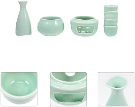 UPKOCH Японската Керамична Чаша за 1 комплект Керамични Топло за Саке Традиционен съд за Саке Керамика Порцелан