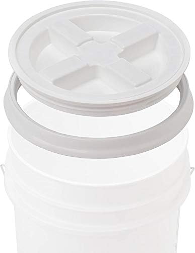 House Naturals 6-Галлонное Голяма Кофа за хранителни продукти BPA Freee с винт Херметически капак (опаковка от 2 броя)