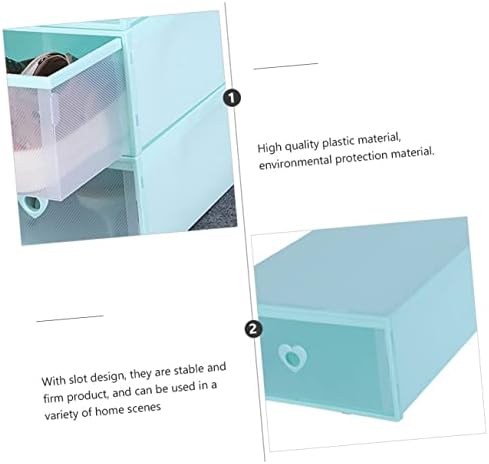 Zerodeko 3 бр. Скоростна Кутия За съхранение на обувки а обувките Кутия, Кутии За съхранение Прибиращ се на