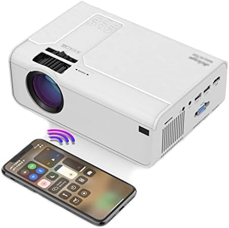 мини проектор n/a T4 3600 Лумена С поддръжка на Full 1080P LED Proyector с голям екран, Преносим за Домашно кино Smart Video в прожектор (Цвят: E)