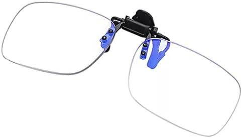 TFIIEXFL -Леки Очила за четене с клипсой, Откидывающиеся нагоре и надолу, Без Увеличително стъкло, лесно и удобно в переноске, подходящ за четене