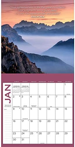Стенен календар TURNER Фотографска Psalms 12X12 (22998940046)