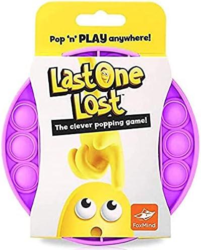 Игри FoxMind Last One Lost, Лилаво - Оригинален Допир играчка-непоседа Push Pop Bubble Popping - Средство за облекчаване