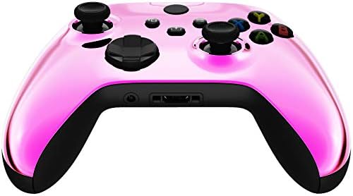 Extreme Подмяна на Предния панел на корпуса на контролера на Xbox серия X, Хромирани Розова Подплата на поръчка контролера на Xbox серия S - Контролер Комплект НЕ е включена