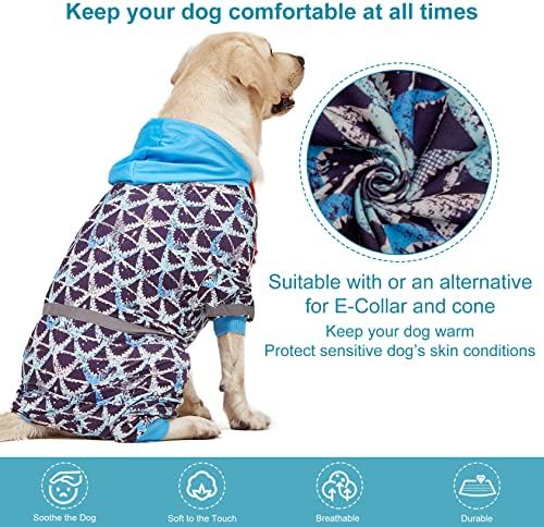 Гащеризони За кучета LovinPet Large Pitbull - Облекло, за да се грижа за раните / Послеоперационная Дрехи за кучета, Риза за облекчаване на тревожност за кучета, Пижами за куче?