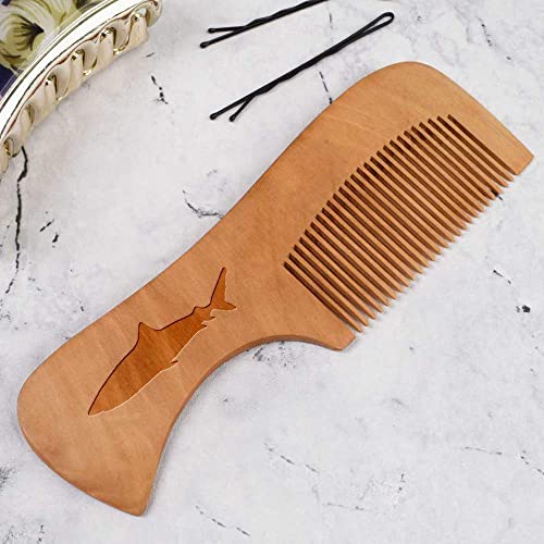 Дървена четка за коса Силует акула (HA00042767)