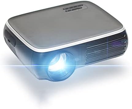 Проектор KJHD M8S Full HD 1080P, 4K 7000 WiFi, Bluetooth, съвместим с USB AV, с подарък (Цвят: M8S-W)