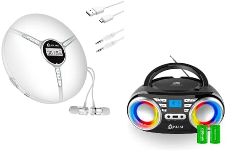 Преносим CD-плейър BOJIDAR Discman с вградена батерия, идеален за авто CD плейър и преносим CD-плейър B3 FM-радио