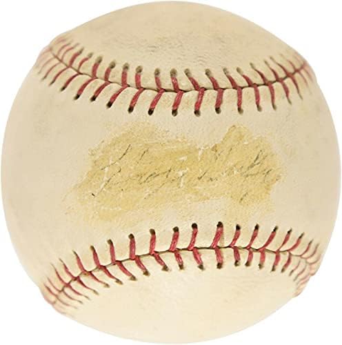Рядко Бейзболен Сингъл Хю Дафи с Автограф от JSA COA на Бостън ред Сокс, HOF - Бейзболни Топки С Автографи