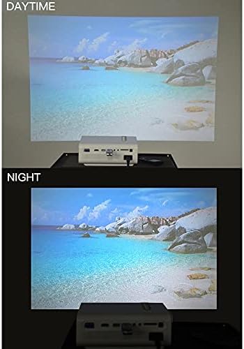 XDCHLK led с USB 1080P Проектор за домашно кино YG530 Портативен Видео плейър за филми (Размер: YG520 Бял)