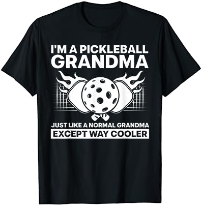 Готина Тениска Pickleball Grandma Art За жени, майки, Играчи в Pickleball