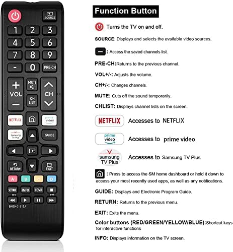 Преносимото дистанционно управление BN59-01315J за Samsung Smart TV UN43TU7000F UN50TU7000F UN55TU7000F UN58TU7000F UN58TU700DF