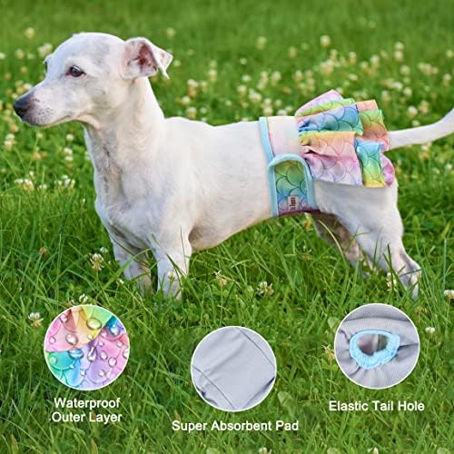 Памперси за кучета Fuz Bigaza Женски (3 опаковки), Памперси за Многократна употреба за домашни любимци, за кучета от Женски