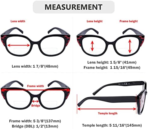Eyekepper 4-pack Бифокални Очила за Жени с Овални лещи за двухфокусных считывателей