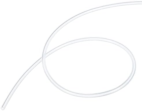 Силиконова тръба YOKIVE, чудесно за изпомпване на вода за помпа (Прозрачна, 1x2 мм IDxOD, 1,5 м)