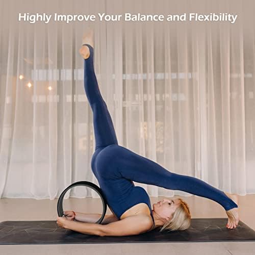 Комплект гуми за йога GRACIAS за облекчаване на болки в гърба, Трайно и удобно спортно роликовое колелото за гърба, Мускулни