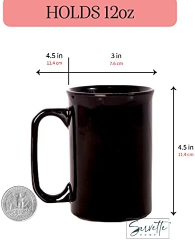 Чаши за кафе 12 унции (3 черни)