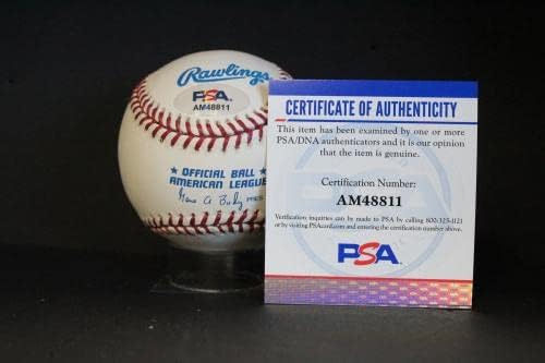 Ранди Гамперт Подписа (Надпис) Бейзболен Автограф Auto PSA/DNA AM48811 - Бейзболни топки с автографи