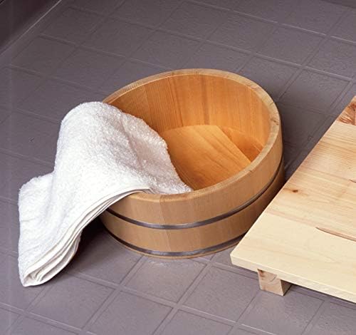 Японска Дървена Кофа За Баня Hinoki Bath Bucket