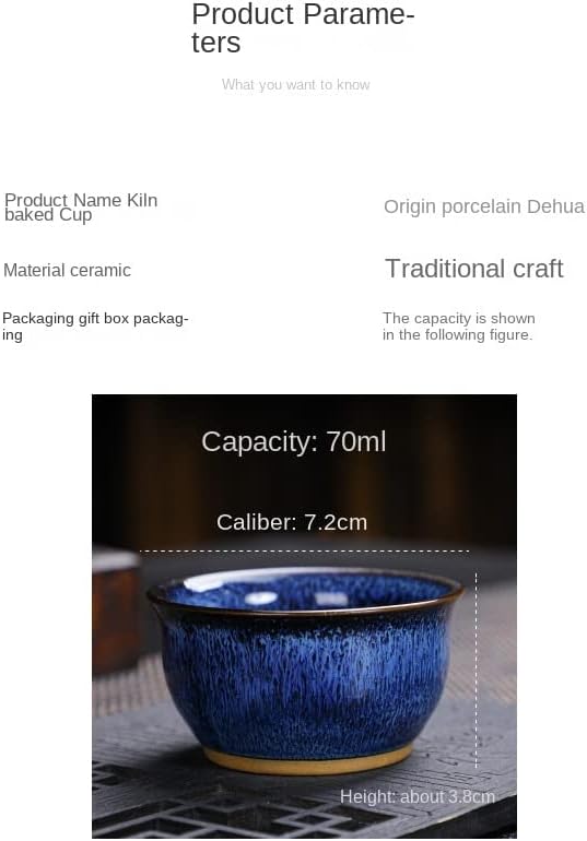 Креативна китайска чаша на зодиака, чаена чаша, костюм за домашен керамичен от чаено сервиза кунг-фу, трансформация и пещ за печене чаена чаши (Тигър)