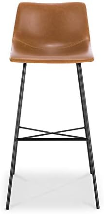 Бар стол Поли and Bark Paxton 29, комплект от 2 кафяви столове