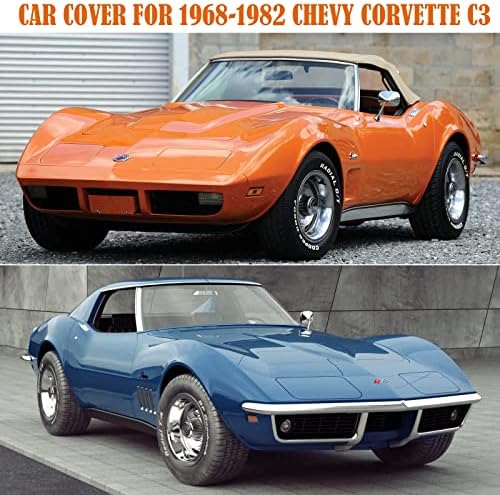 Водоустойчив кола седалките Заменя за 1968-1982 Corvette C3, 6 Слоя всички сезони на автомобилния своята