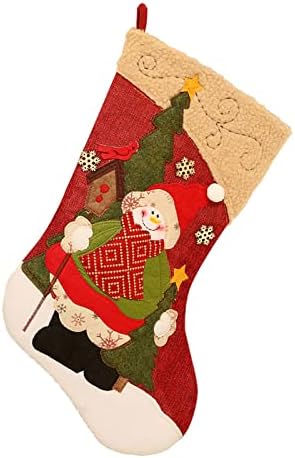 Подарък чорапи с шоколадови бонбони, Персонални Чорапи за Камината, Коледни Украси за Дома и Партита, Аксесоари за Деца, Семеен Празничен Сезон, Интериор, Големи То?