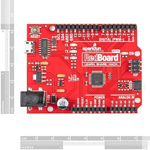 SparkFun RedBoard Qwiic ATmega328P е съвместим с платка Arduino с жак Qwiic и последователен USB-преобразувател
