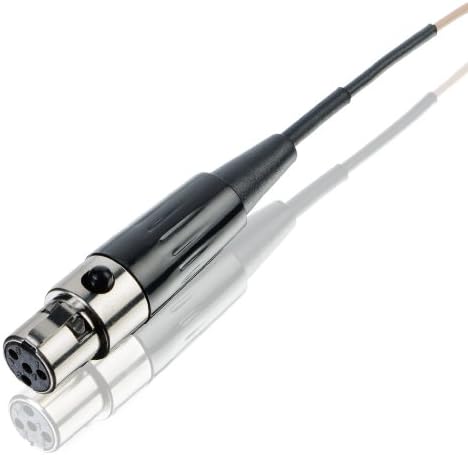 Countryman E6DW6B1VS Пружинящие слушалки E6 насочени действия с кабел с дължина 1 мм за предаватели Vega (черен)