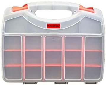 Луксозен двупосочен калъф-органайзер за съхранение на 36 офиси - се използва като кутия за консумативи / кутия за инструменти