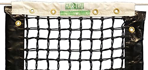 Тенис мрежа Har-Tru - Royal- Виниловое лента за глава, Мрежест корпус 3 мм, Двоен връх 6