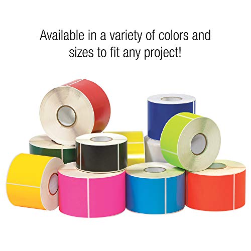 Правоъгълни етикети Partners Търговска марка PDL639G Tape Logic Опис, 5 x 7, флуоресцентно червено (опаковка от 500