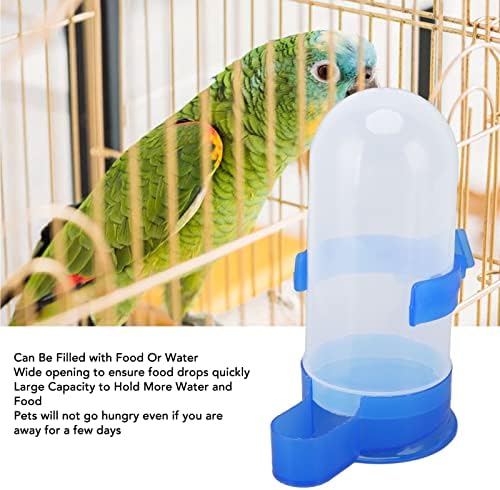 Автоматичен фидер на птици, диспенсер за вода за птиците, прозрачен контейнер за хранене на птици, диспенсер за семена, подвесная