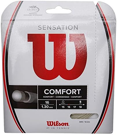 Комплекти струни за тенис ракети Wilson Sensation с няколко нишки - 16 и 17 калибри - в няколко опаковки -
