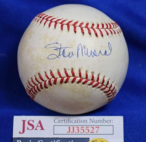 Стан Музиал, главен изпълнителен директор на JSA, Подписано Автограф на Националната лига бейзбол ONL - Бейзболни