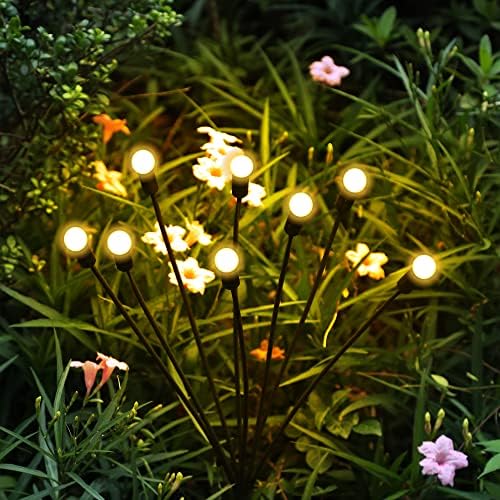 Слънчеви градински люлки VOSIGREEN - 8 led улични осветителни тела-светулки, водоустойчив улични осветителни тела, раскачивающиеся
