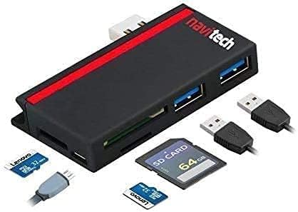 Navitech 2 в 1 Лаптоп /Таблет USB 3.0/2.0 на Адаптер-hub/Вход Micro USB устройство за четене на карти SD/Micro SD слот, Съвместим с лаптоп Dell Vostro 5415 14