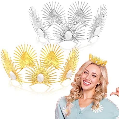 Ayfjovs 2 Опаковки Короната за торта, Златни и Сребърни Диадеми и Корони, за момичета, Жени и Момчета, Короната на Краля и