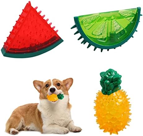 YaptheS, 3 бр., Охлаждащи Играчки за кучета, Замразени Играчка за никнене на млечни зъби за Кученца, Летни Интерактивни Пищащие