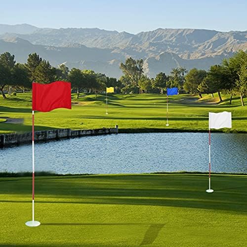 Стандартен флаг KINGTOP за голф с поставена тръбичка, Тренировъчен Пускането Грийн, голф игрище, Тренировъчно игрище за голф, Найлонови Квадратчетата за голф, премиум