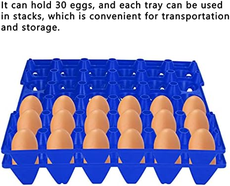 5 БР. Яйчни Чаши, Пластмасови Кутии От Кокоши яйца, Штабелируемые за Многократна употреба, Кутии за яйца, Поставки за Касети