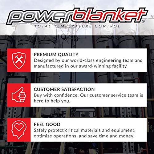 Нагревател насипни материали Powerblanket HB64PRO-1440, нагревател за гореща вода, 64 куб. метра Обогреваемое помещение, 1440 W, 120, черен