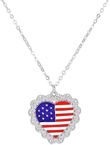Мини-Медальон, Огърлица на Деня на независимостта за жени, Висулка, Дамски Колиета, Подарък за рожден Ден