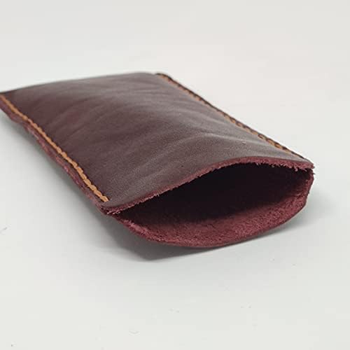 Чанта-кобур от естествена кожа за LG X Power 3, Калъф за вашия телефон ръчна изработка от естествена кожа, Изработен