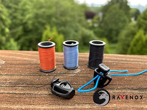Прислужници кабел Ravenox за завязок | Слайдер за заключване на кабел Micro ECL | Аксесоари за къмпинг, на открито | Скоба
