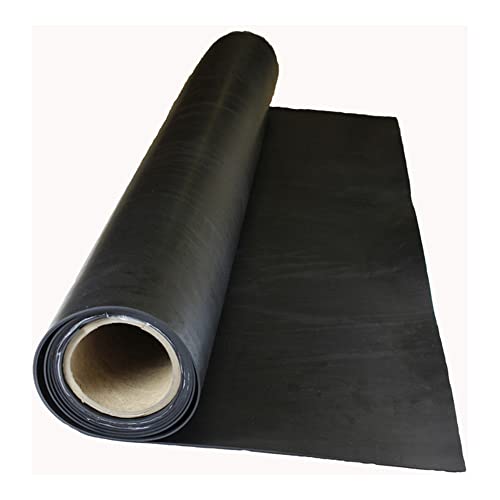 Гумен лист, EPDM, Ширина на гума 10 инча, Дължина на гума 3 метра, каучук Дебелина 1/8 инча, 60A, Залепваща основа