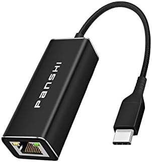 PANSHI USB3.0 към адаптер Ethernet USB адаптер Gigabit Ethernet 10/100/1000 Mbps, USB A към проводному мрежов адаптер lan RJ-45 за преносими КОМПЮТЪР, съвместим е с MacBook, Surface Windows, macOS и други.
